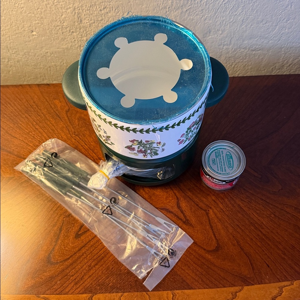Portmeirion Botanic Garden Fondue Set Complete with Box - Picture 2 of 9
